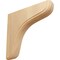 Ekena Millwork 1 3/4"W x 7 1/2"D x 7 1/2"H Eaton Wood Bracket, Red Oak BKTW02X08X08EARO - alternate 1